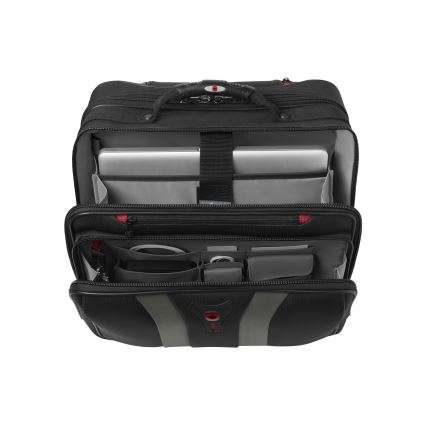 Wenger - Bagaż podróżny na kółkach 29 l + etui na laptopa 15,6" Granada czarny