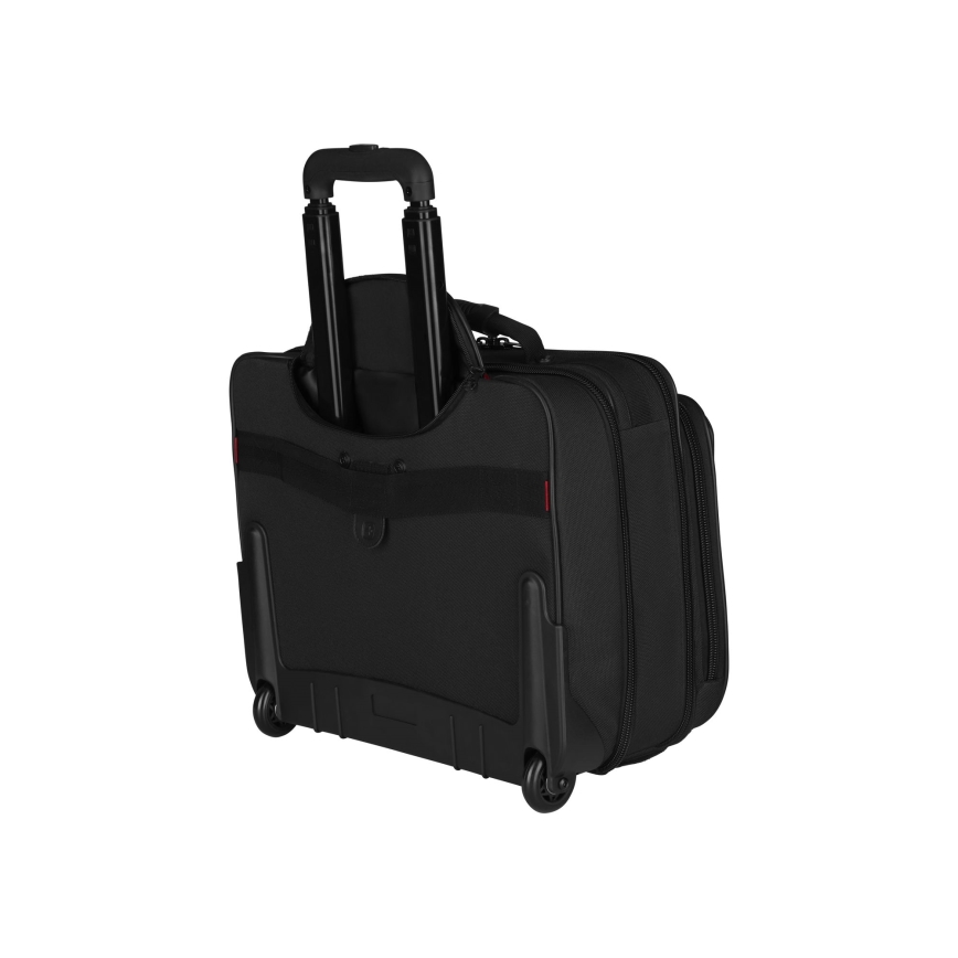 Wenger - Bagaż podróżny na kółkach 29 l + etui na laptopa 15,6" Granada czarny