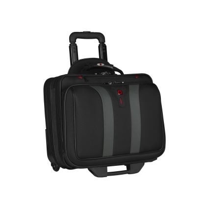 Wenger - Bagaż podróżny na kółkach 29 l + etui na laptopa 15,6" Granada czarny