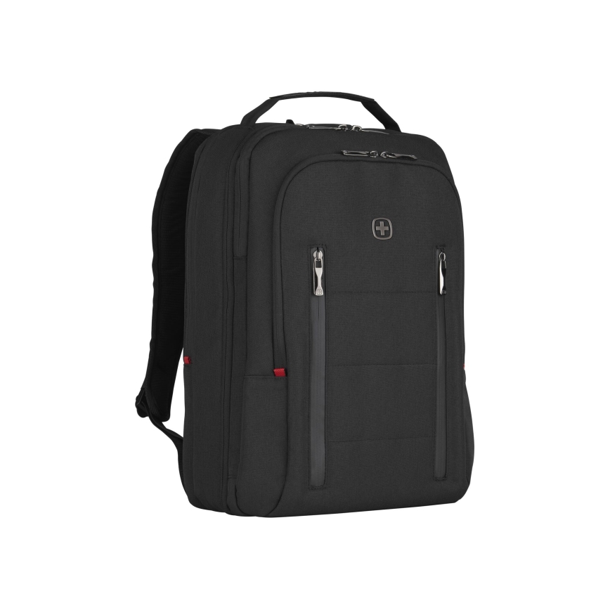 Wenger - Plecak na laptop 16 l 16 z kieszenią na tablet 12 Miasto Traveler czarne
