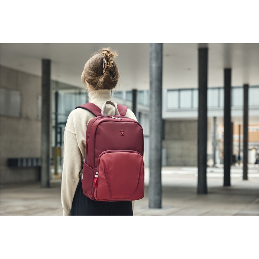 Wenger - Plecak na laptop 20 l 15,6" z kieszenią na tablet 10" Motion czerwony