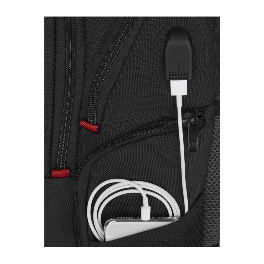 Wenger - Plecak na laptop 25 l 16" z kieszenią na tablet 10" Pegasus Deluxe czarny