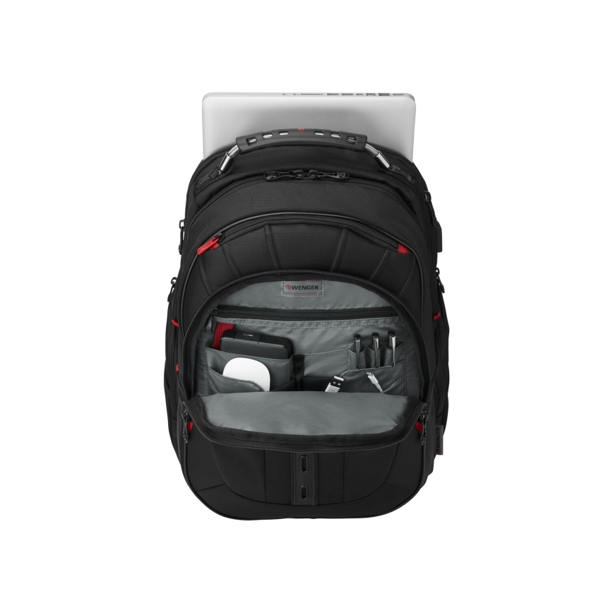 Wenger - Plecak na laptop 25 l 16" z kieszenią na tablet 10" Pegasus Deluxe czarny