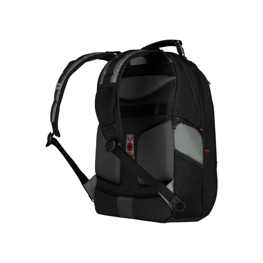 Wenger - Plecak na laptop 25 l 17" z kieszenią na tablet 12" Pegasus czarny/szary
