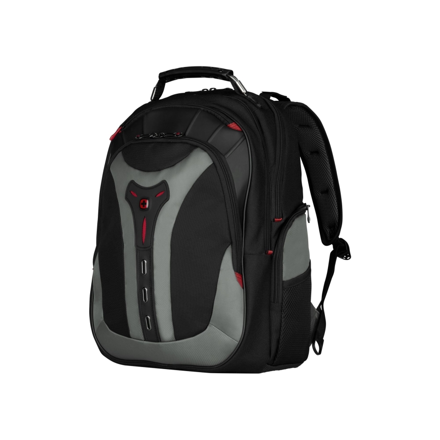 Wenger - Plecak na laptop 25 l 17" z kieszenią na tablet 12" Pegasus czarny/szary