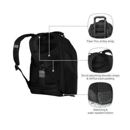 Wenger - Plecak na laptop 26 l 17" z kieszenią na tablet 10" Ibex Ballistic Deluxe