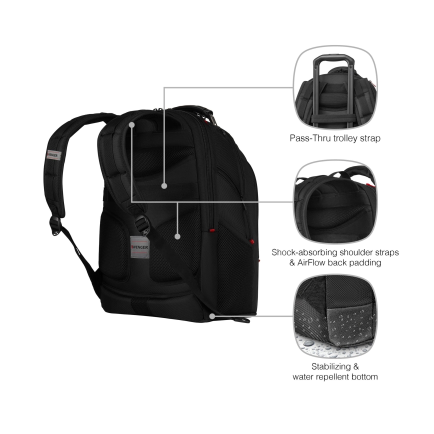Wenger - Plecak na laptop 26 l 17" z kieszenią na tablet 10" Ibex Ballistic Deluxe