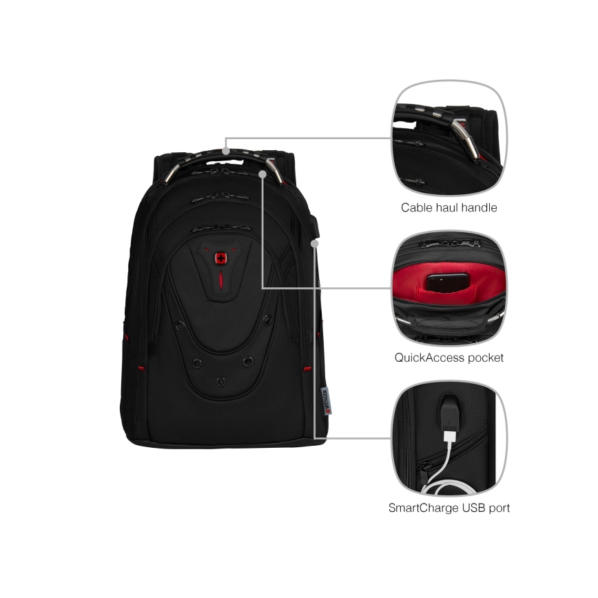 Wenger - Plecak na laptop 26 l 17" z kieszenią na tablet 10" Ibex Ballistic Deluxe