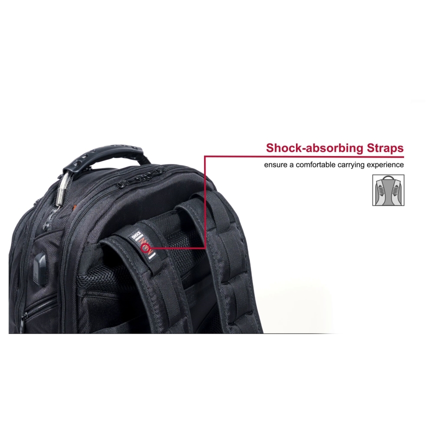 Wenger - Plecak na laptop 26 l 17" z kieszenią na tablet 10" Ibex Ballistic Deluxe
