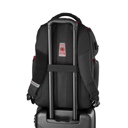 Wenger - Plecak na laptop 29 l 17,3'' z kieszenią na tablet 12" Player One czarny