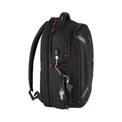 Wenger - Plecak na laptop 29 l 17,3'' z kieszenią na tablet 12" Player One czarny