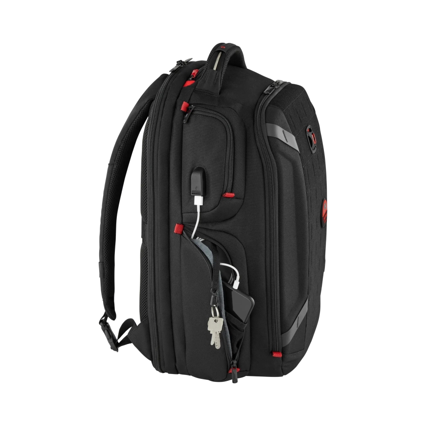 Wenger - Plecak na laptop 29 l 17,3'' z kieszenią na tablet 12" Player One czarny