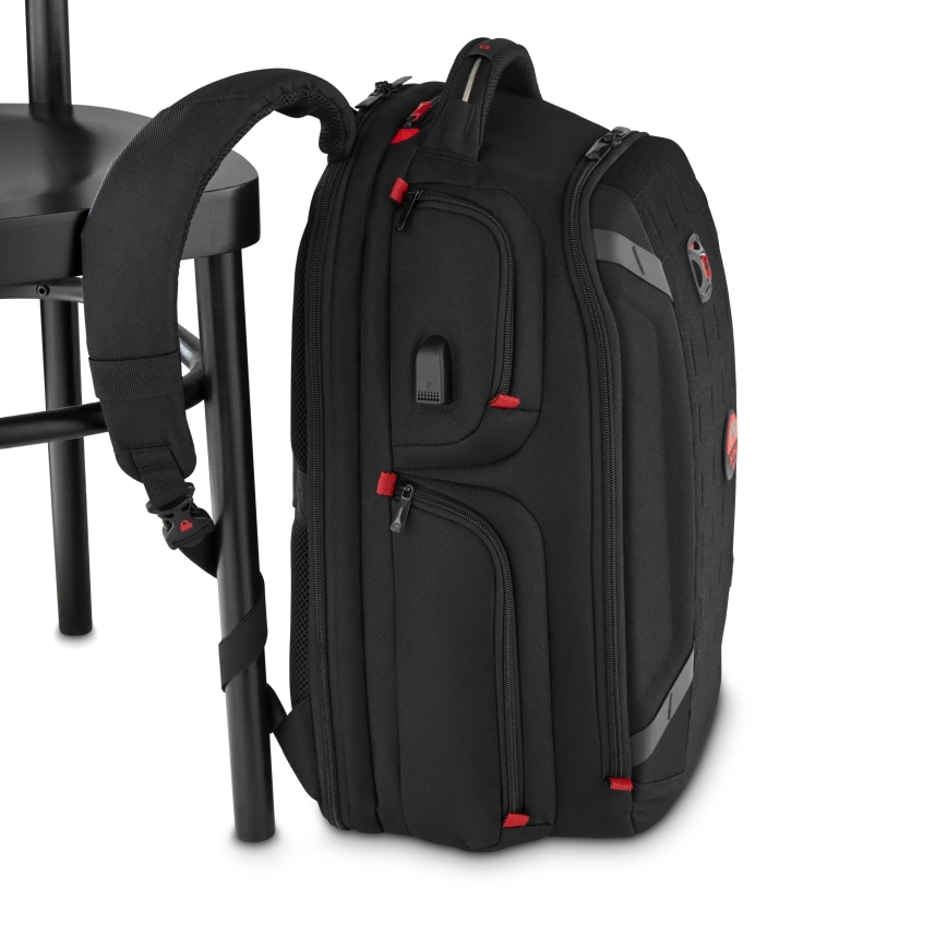 Wenger - Plecak na laptop 29 l 17,3'' z kieszenią na tablet 12" Player One czarny