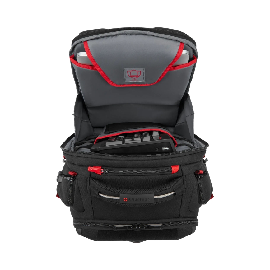 Wenger - Plecak na laptop 29 l 17,3'' z kieszenią na tablet 12" Player One czarny