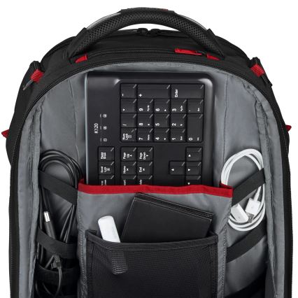 Wenger - Plecak na laptop 29 l 17,3'' z kieszenią na tablet 12" Player One czarny