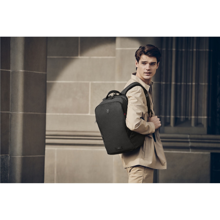 Wenger - Plecak na notebook 21 l 16" z kieszenią na tablet 10" MX Light czarny