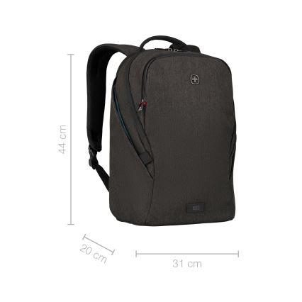 Wenger - Plecak na notebook 21 l 16" z kieszenią na tablet 10" MX Light czarny