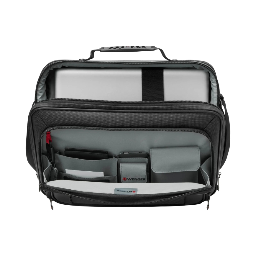 Wenger - Torba na laptopa 10 l 15,6" z kieszenią na tablet 10" Insight czarna