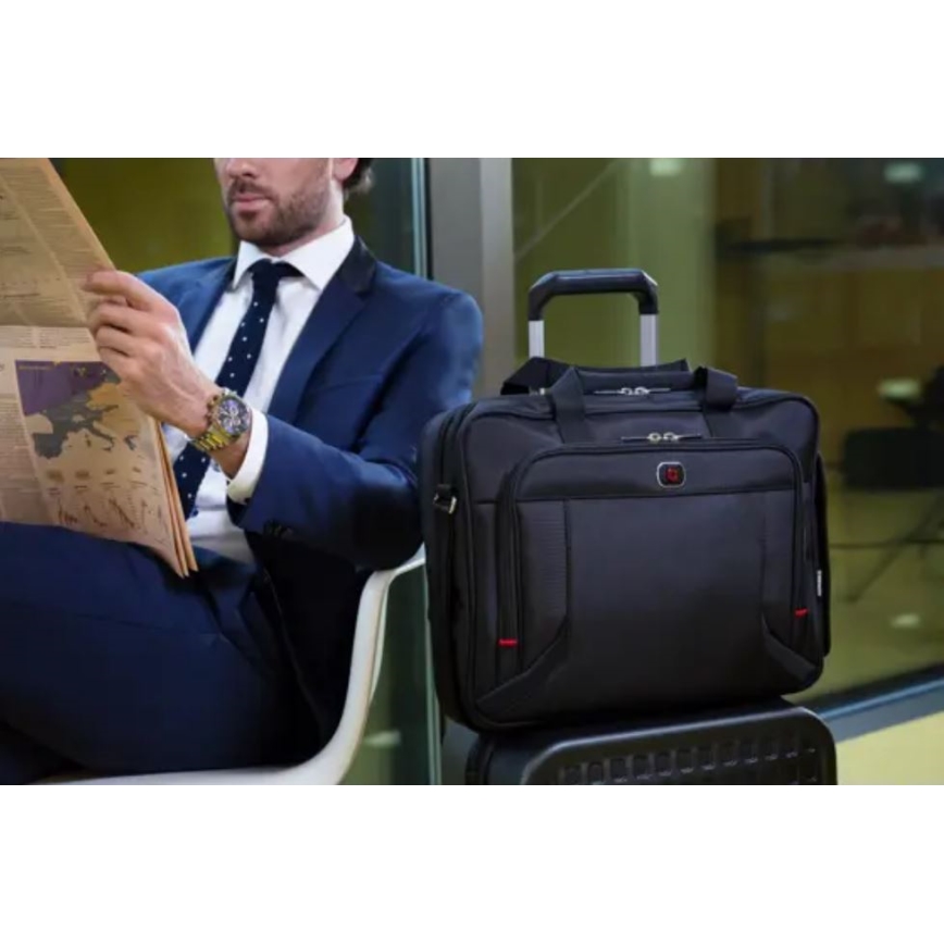 Wenger - Torba na laptopa 15 l 16" z kieszenią na tablet 10" Prospectus czarny