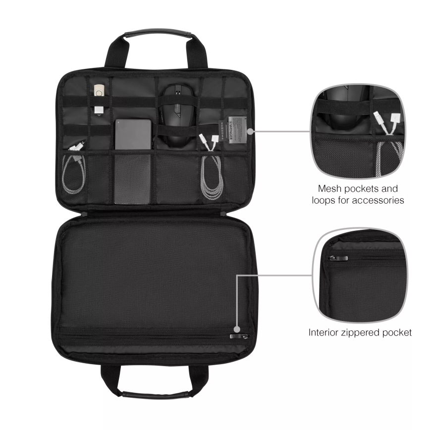 Wenger - Torba na laptopa 6 l 14" Guyde czarna