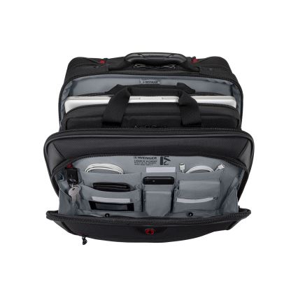 Wenger - Walizka podróżna na kółkach 23 l 17" + torba na laptopa 15,4" Potomac czarne