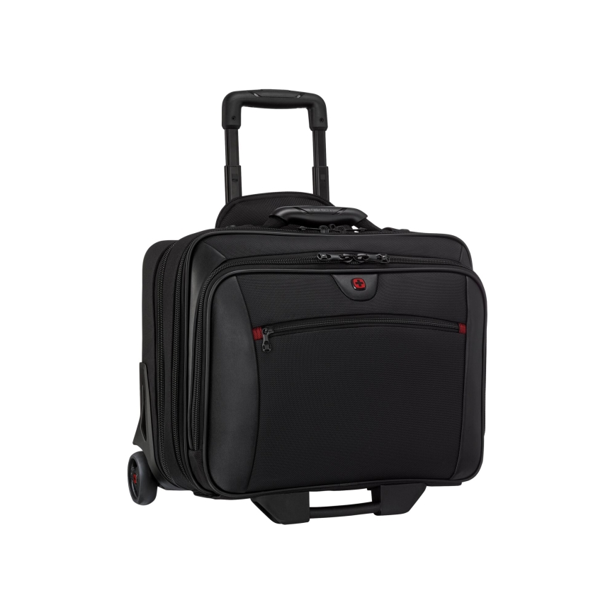Wenger - Walizka podróżna na kółkach 23 l 17" + torba na laptopa 15,4" Potomac czarne