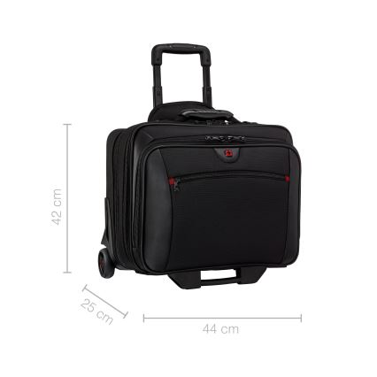 Wenger - Walizka podróżna na kółkach 23 l 17" + torba na laptopa 15,4" Potomac czarne