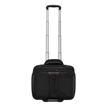 Wenger - Walizka podróżna na kółkach 25 l 17" + torba na laptopa 15,6" Patriot czarne