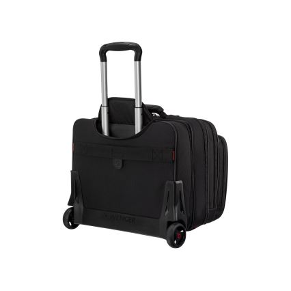 Wenger - Walizka podróżna na kółkach 25 l 17" + torba na laptopa 15,6" Patriot czarne