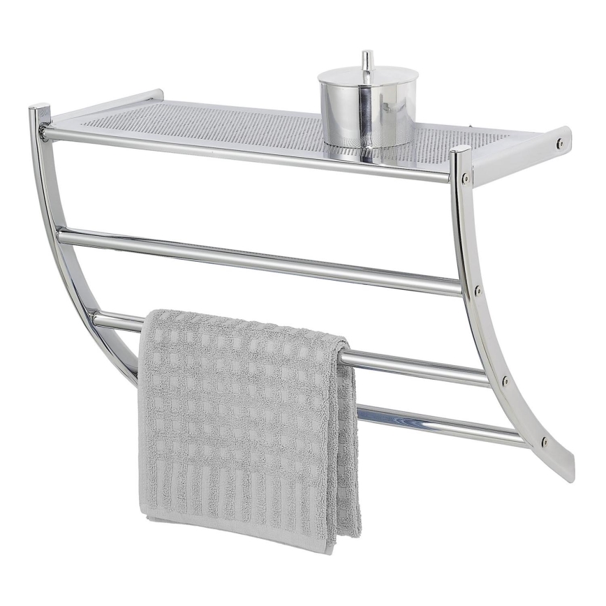 WENKO 15578100 - Stojak na ręczniki PESCARA 56x46 cm chrom błyszczący