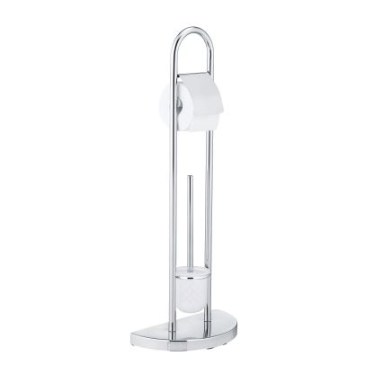 WENKO 16608100 - Szczotka WC COSENZA 33x84 cm chrom połysk/satyna
