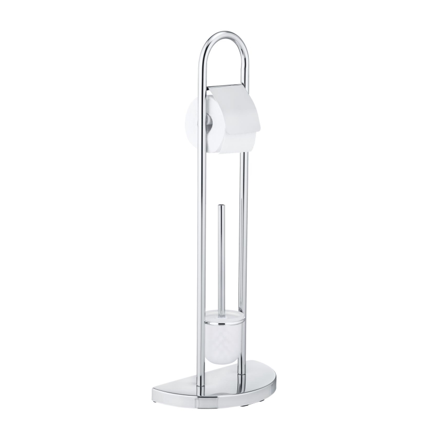 WENKO 16608100 - Szczotka WC COSENZA 33x84 cm chrom połysk/satyna