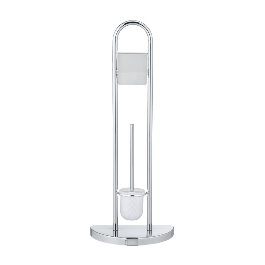 WENKO 16608100 - Szczotka WC COSENZA 33x84 cm chrom połysk/satyna