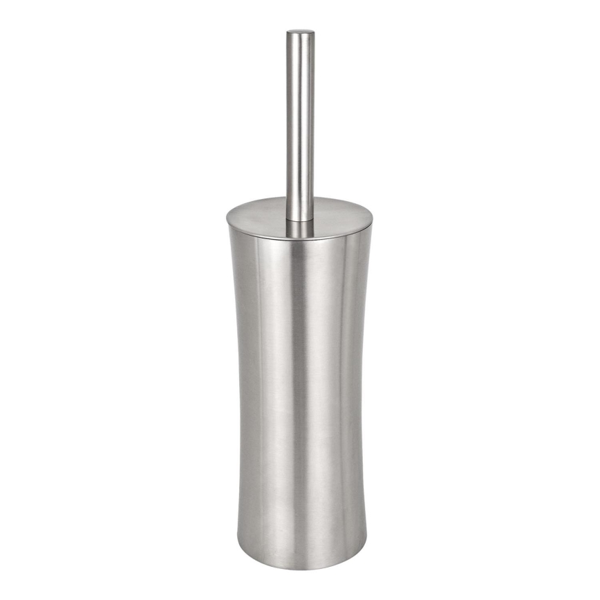 WENKO 16742100 - Szczotka do WC PIENO 10x37,5 cm stal nierdzewna/satyna