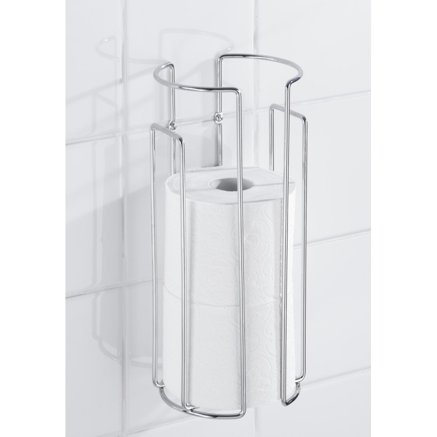 WENKO 16825100 - Uchwyt na papier toaletowy MILANO 13,5x32 cm błyszczący chrom