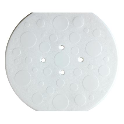 WENKO 1792921100-Stołek SECURA 45,5x45,5 cm biały/srebrny/szary