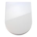 WENKO 18396100-WC deska sedesowa PALMA 46,5x35,7 cm biała/srebrna