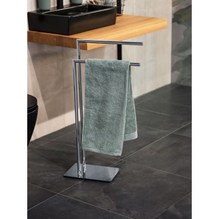 WENKO 18563100 - Stojak na ręczniki RECCO 48x80,5 cm chrom błyszczący