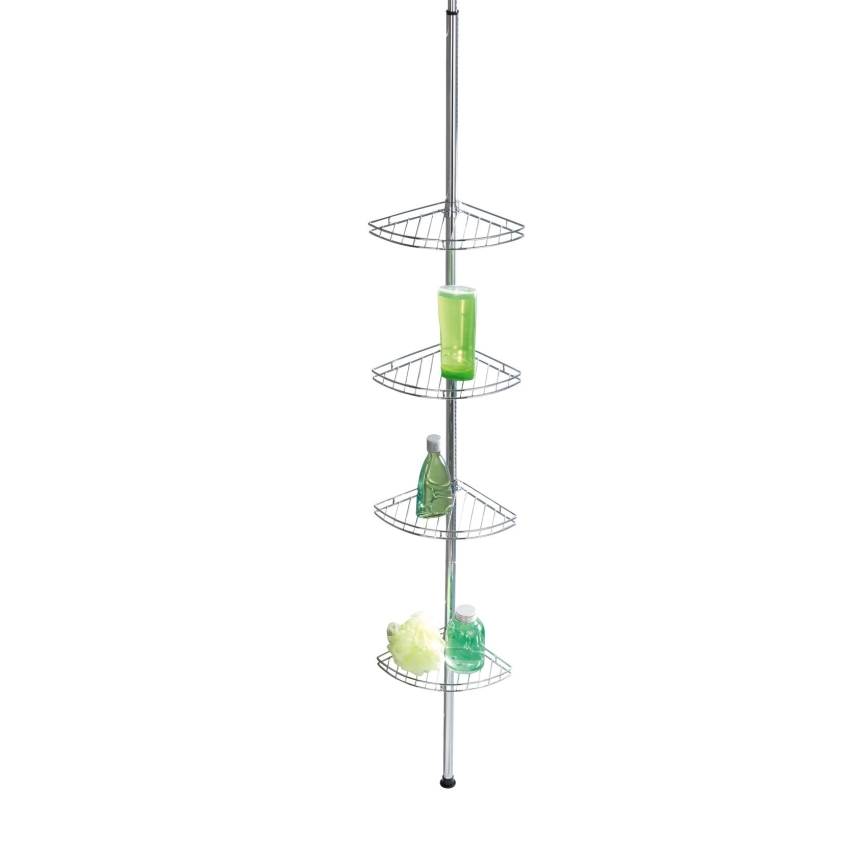WENKO 18596100 - Narożny element PREA 28x200 cm stal nierdzewna/chrom błyszczący