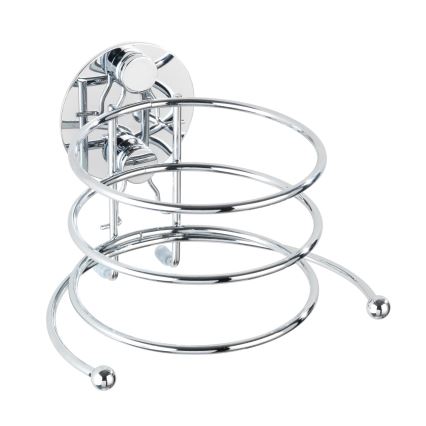 WENKO 18770100-Uchwyt na suszarkę TURBO-LOC OKRĄGŁY STAL 14x11,5 cm błyszczący chrom