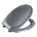 WENKO 18902100-WC deska sedesowa OTTANA 44,5 x 37,5 cm granit/szary/srebrny