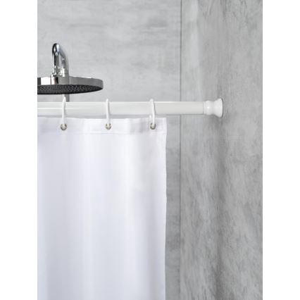 WENKO 19206100 - Drążek prysznicowy FLEX 110 cm biały