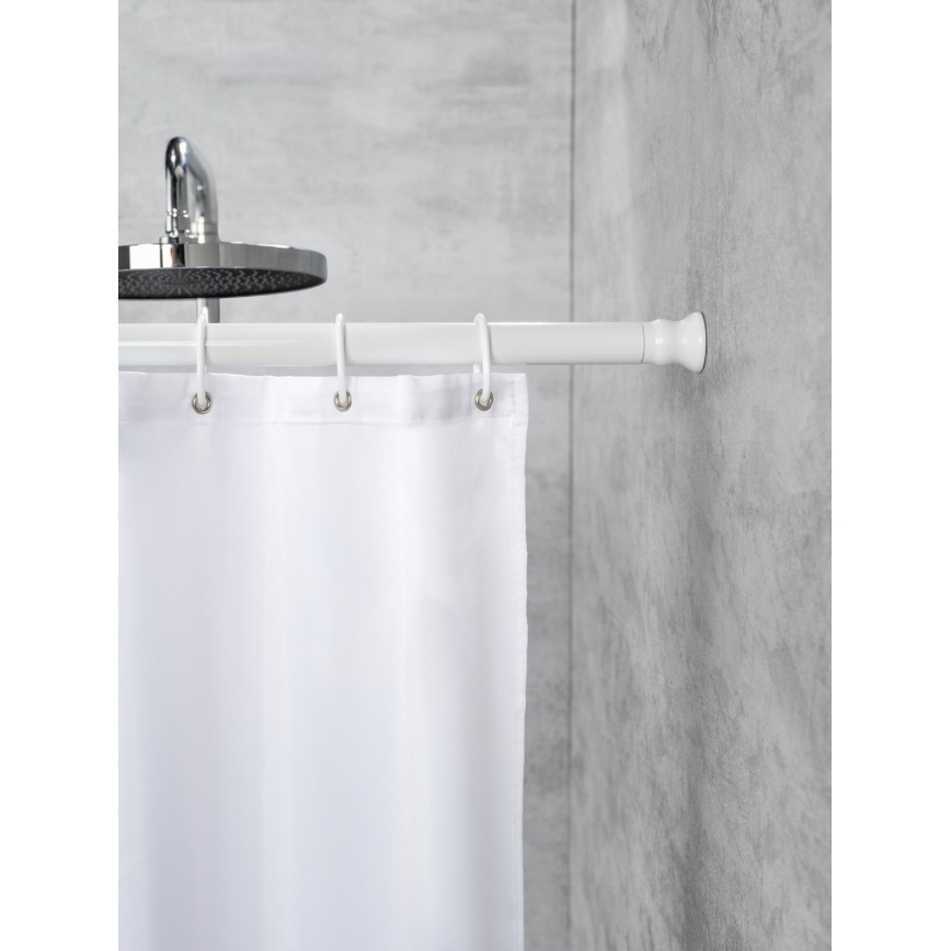 WENKO 19206100 - Drążek prysznicowy FLEX 110 cm biały