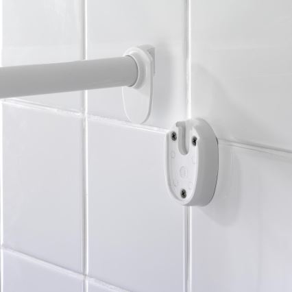 WENKO 19216100 - Uchwyt do drążka UNIVERSAL 2,5x2,5 cm biały