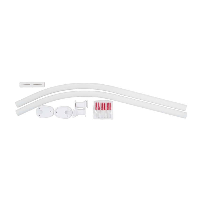 WENKO 19219100 - Drążek prysznicowy 80x90 cm biały