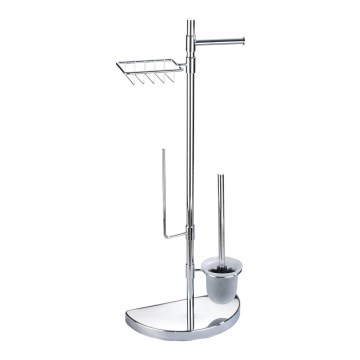 WENKO 196022500 - Centrum toaletowe SPACE MARVEL 34x84,5 cm srebrny/satynowy
