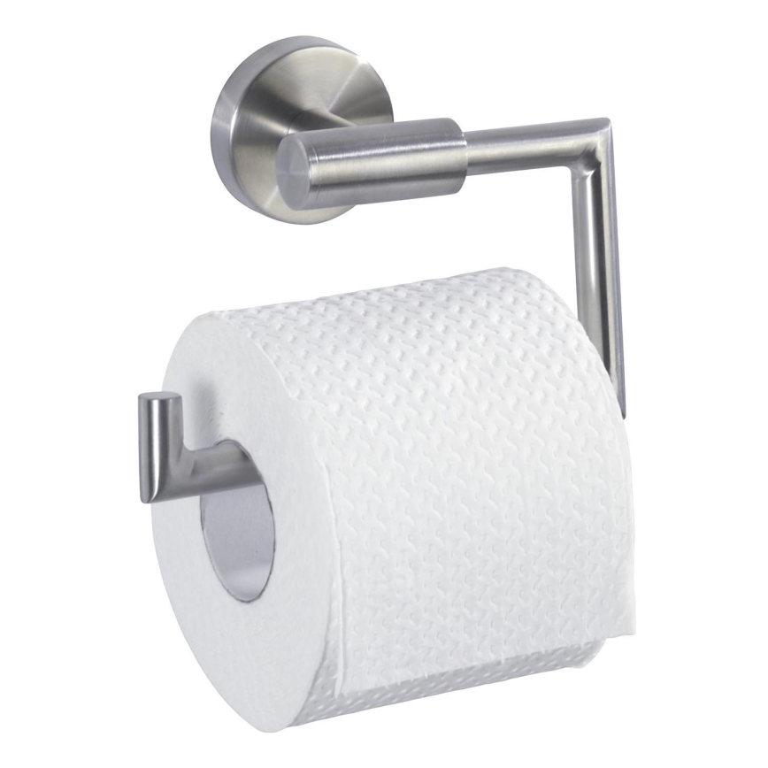 WENKO 19612100 - Uchwyt na papier toaletowy BOSIO MATT 15x10,5 cm stal nierdzewna/srebrna