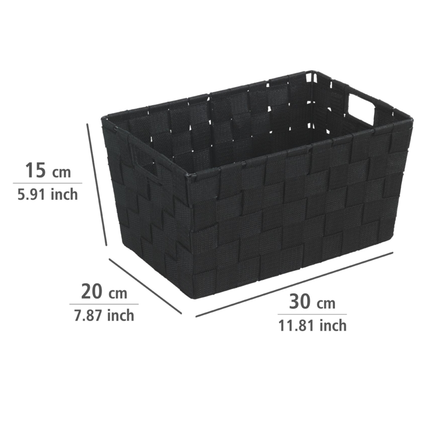 WENKO 19878100 - Kosz ADRIA 30x20 cm czarny