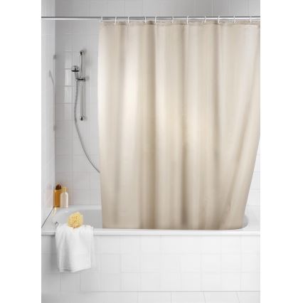 WENKO 20045100 - Zasłona prysznicowa 180x200 cm beżowa