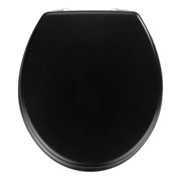 WENKO 20077100-WC deska sedesowa PRIMA 37x41 cm czarna/srebrna
